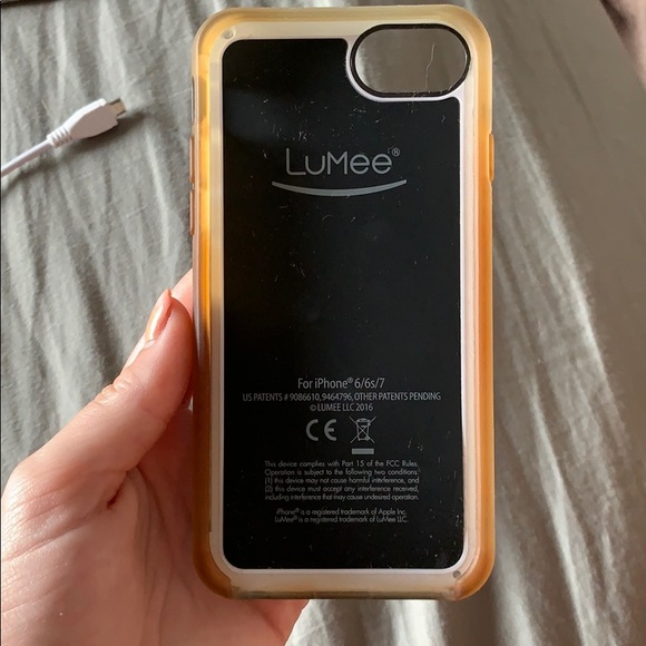 LuMee iphone case and charger - Picture 2 of 4
